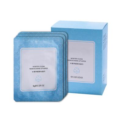 China Portable Skin Care Logo Makeup Remover Wet Wipes Custom Made Soft Disposable Face for sale