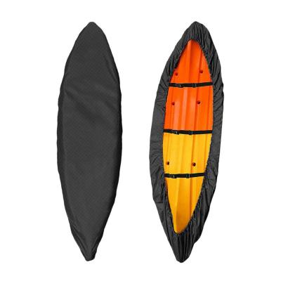 China 420D Polyester + PU Coating Waterproof Kayak Cover Canoe Storage Dust Sunblock Cover for Fishing Boat Hobie Pro Angler for sale