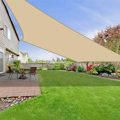 China High Quality Outdoor Sun Shade Sail Canopy Garden Backyard Waterproof 3.5m x 5m Rectangle Sun Shade Windsurf Sail for sale