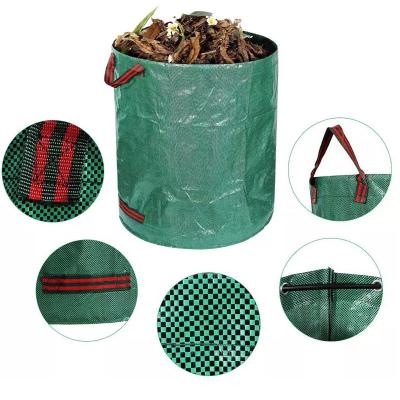 China Grow Bag Waterproof Foldable Reusable Durable Lawn Garden Leaf Garbage Bag Plant Yard for sale