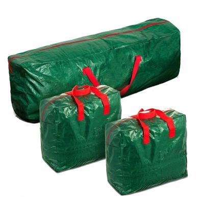 China 3 Pack Dust Proof Holiday Viable Christmas Wreath Artificial Tree Storage Bag With Handles for sale