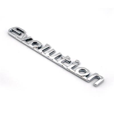 China Custom Plastic Body Stickers Chrome Car Emblem for sale