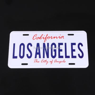 China LOS ANGELES Aluminum License Plates Car License Plate High Security 32x16cm for sale