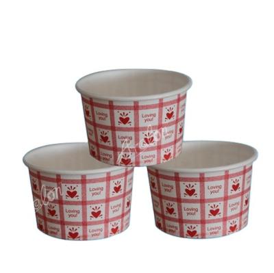 China Disposable Ice Cream Paper Container / Disposable Tubs for sale