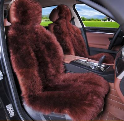 China Real Sheep Fur Sheep Fur Car Cushion Sheep Fur Used For Car Seats One Piece And Many Colors Fit for sale