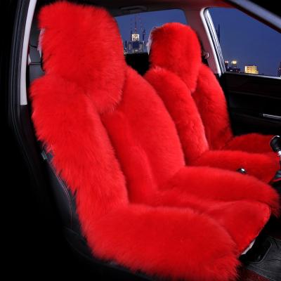 China Sheep Sheep Car Cushion Sheep/Faux Fur/Real Faux Fur And Faux Fur Used For Car Layers One Piece And Fits Many Colors for sale