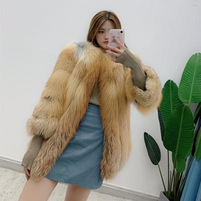 China Real Raccoon Women's Anti-Wrinkle Women's Fur Coats Warm Coat Short Fluffy Winter Thick Jacket for sale