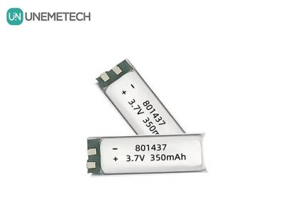 China 801437 3A Bateria de polímero de alta taxa 3.7v 350mah Bateria Lipo Para dispositivos eletrônicos IoT à venda