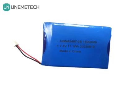 China 2 Cells Li Polymer Battery 7.4V 1500mAh 2S Li-polymer Battery Pack 424567 for Beauty Apparatus for sale