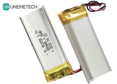 China Bateria de lítio de polímero recarregável personalizada 802050 3.7V 800mAh Bateria Li Poly para luz de chamada à venda