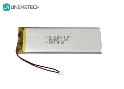 중국 충전 상자 리?? 폴리머 배터리 1000mAh 3.7V 재충전 가능한 리 폴리머 배터리 402780 판매용