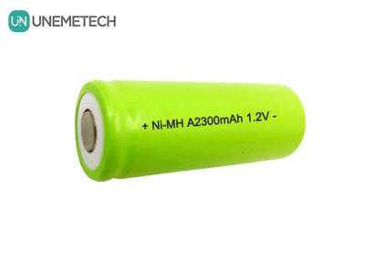 China UNEMETECH Ni-MH A Batería de 2300mAh 1.2V A2300 Baterías de hidruro metálico de níquel para micro-robots en venta