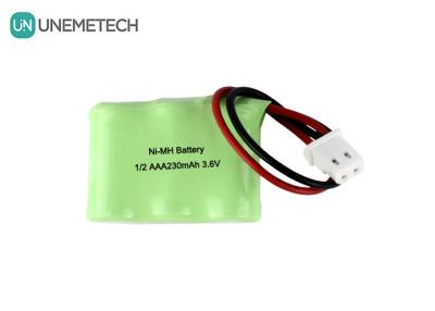 China 1/2AAA NiMH Rechargeable Battery Packs 3.6V 230mAh Column Rechargeable Battery Packs for sale