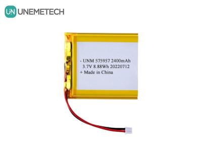 China 3.7V 2400mAh wiederaufladbare Li-Ionen-Polymerbatterie 575957 für elektronische Waagen zu verkaufen