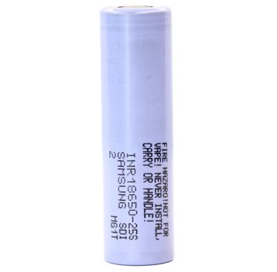 Κίνα Samsung 25S 18650 2500mAh 20A μπαταρία 3.6V κυλινδρική κυψέλη ιόντων λιθίου INR18650-25S προς πώληση