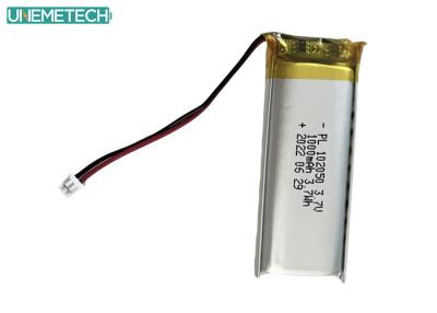 China 1000 mAh Lipo-Batterie 102050 Lithium-Ionen-Polymer-Batterie für Schönheitsprodukte zu verkaufen