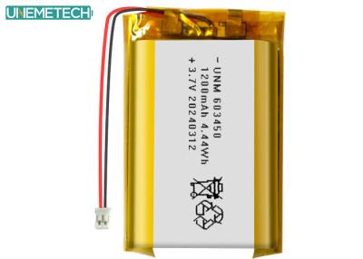 China 603450 3,7V 1200mAh Lithium-Ionen-Polymerbatterie für elektronische Geräte zu verkaufen