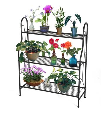 China Wholesale Display Durable Outdoor Supply Decoration Metal Floor Flower Stand Material for sale