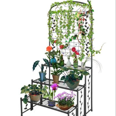 China Durable Material Shelf Multi-Layer Flower Pot Shelf Display Rack For Living Room for sale