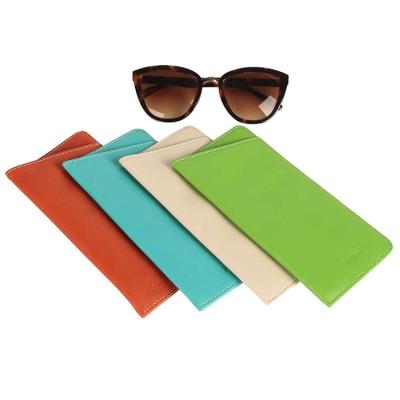 China Leather Sunglasses Case High Quality Fashionable Sunglasses Frame Filter Customized Portable Handmade Leather Color Sunglasses Pocket for sale