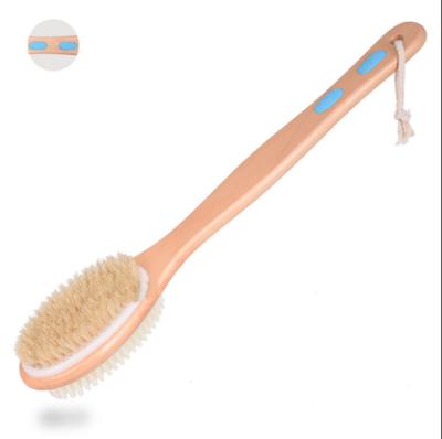 China Hot Selling Amazon Long Handle Bath Brush Clarifying Bath Long Body Long Sweep Big Handle Bath Brush for sale