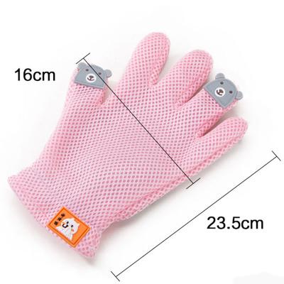 China Wholesale Viable Perfect Deshedding Glove Pet Cat Dog Brush Cleaning Petting Tool Massage Glove For Dog for sale