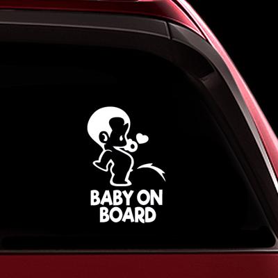 China Weather Proof Outdoor Use Custom Waterproof Die Cut Logo Lettering Transfer Bumper Vinyl Car Decal Sticker for sale