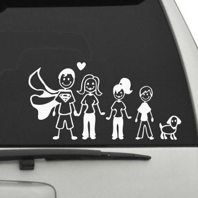 China Waterproof and waterproof family stickers for the car for sale