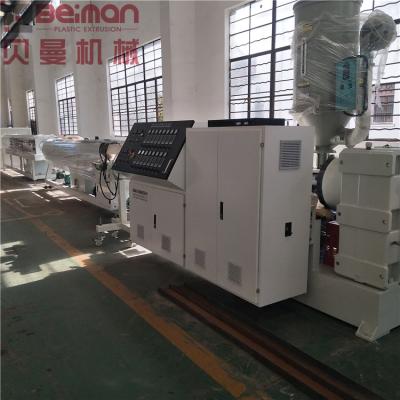 China Single PIPE 20-110mm SJ-75/3 HDPE/PPR pipe screw extruder machine in stock for sale for sale