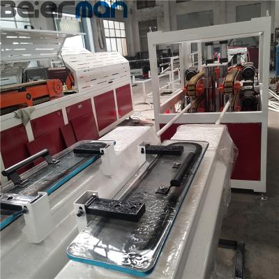 China PUFF 2 Cavity 50-110 mm PVC Pipe Production Line With Normal Thickness For 50 63 75 90 110 SJSZ80/156 Dual Outputs As Main Extruder for sale