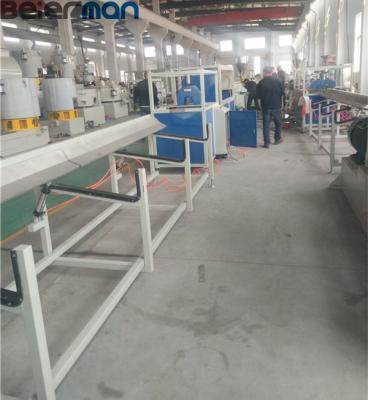 China Whole production line of small 16-110 mm PIPE PVC pipe for 16 20 25 32 40 50 63 75 90 110 tube extrusion with SJSZ51/105 extruder for sale