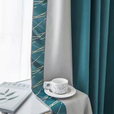 China BLACKOUT China factory MODERN PATTERN 100% polyester CURTAIN FOR LIVING ROOM or hotel curtains for sale