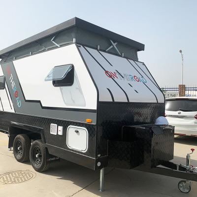 China High quality travel trailer small travel trailer rv toy hauler travel trailer hight offroad camp caravan for sale for sale