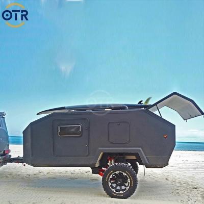 China Light weight independent suspension electric mini camp rv luxury trailer for camping for sale