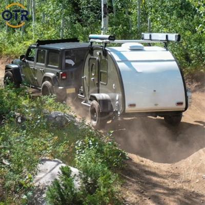 China Lightweight Independent Suspension Teardrop Off-Road Trailer With Kitchen And Bathroom for sale