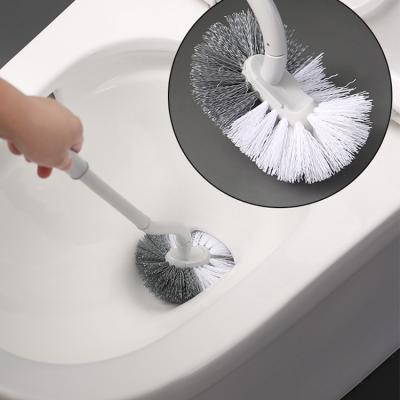 China A2506 Eco-friendly Cclosestool Supplies Soft Home Hotel Reading Brush Wall Hanging Handles Easy Clean Bathroom Toilet Brush for sale