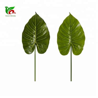 China Careful Handling of Detail Art Piece Artificial Alocasia Leaves in 3 Sizes for Home Decor for sale