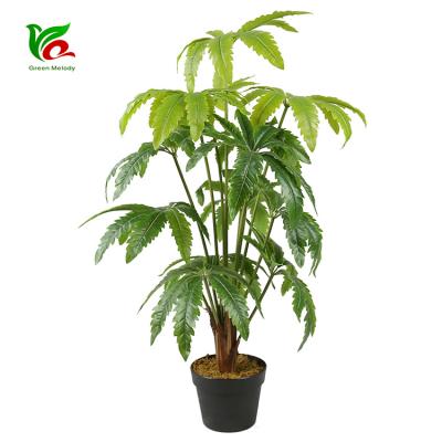 China 0.9m Dizygotheca Elegantissima PEVA Home Decor Eco-Friendly Ornamental Artificial Plant for sale