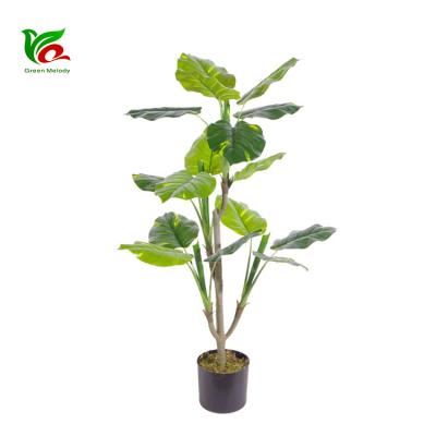 China Interior Decoration Vivid Imitation Nature Looking Plant Green Fake Vegetatin Artificial Syngonium for sale