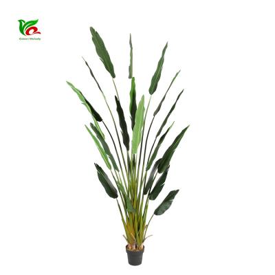 China Indoor Decoration No Irritation Proof Strelitzia Fake Inside Ultraviolet Exquisite Artificial Tree Plants for sale