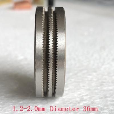 China MIG For Wire Welding Wire Feed Roller Flux Cored Wheels 1.2-2.0 Spline 1.2-2.0 Line-Feed Diameter 36mm For MIG MAG Welding Machine for sale