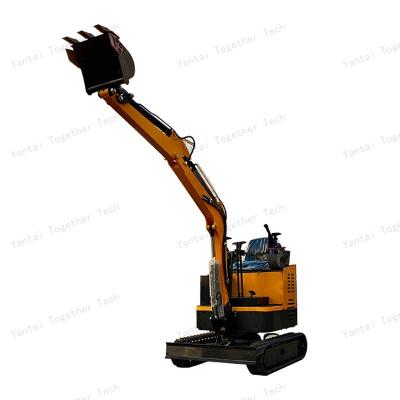 China Hotels Mini Graver Mower Electric Bucket Farm Mining CE High Quality 1.8 Ton Micro Digger Excavator Garden for sale