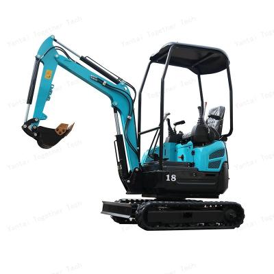 China Hotel Factory Wholesale Price 1.8t Mini Excavator Epa Engine Mini Crawler Excavators for sale