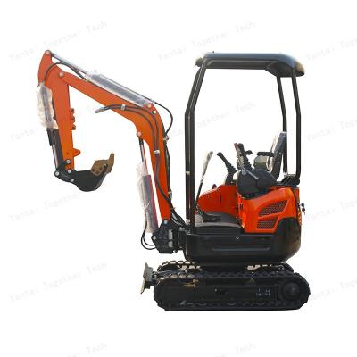 China Hotels Mini Crawler Digger 1.8t Hydraulic Excavator Attachments Optional for sale