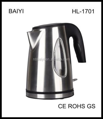 China 360 degree rotation base 1.7 liter stainless steel tea kettle for sale