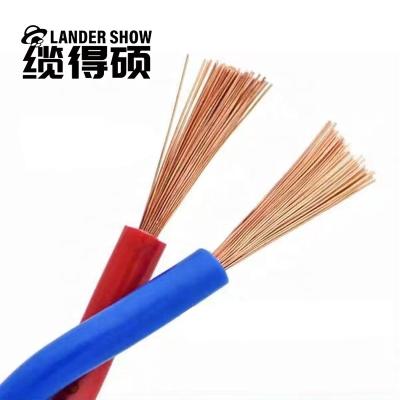 China 1 Core 2 Cores 3 Cores 4 Cores Oxygen-Free Copper PVC Flexible cable Copper PVC Insulation RVV Electrical Power Cable for sale