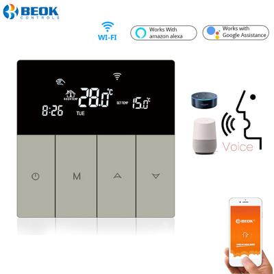 China Modern Smart WIFI Touch Keypad Thermostat CE Approval OEM Accepted Thermostat for sale