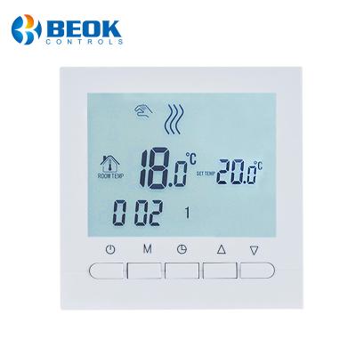 China 7 Days Energy Beok BOT-313W Gas Water Heater/Dry Contact Wifi Room Programmable Backup Thermostat for sale