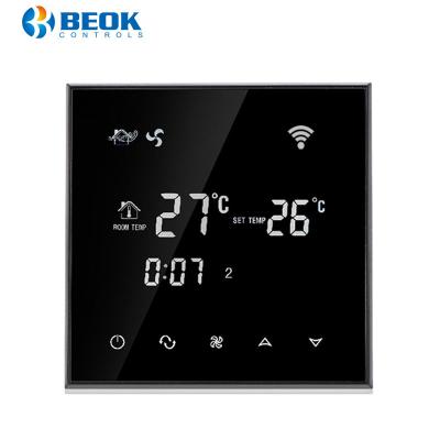 China Beok TGT70WIFI-AC Series Commercial Digital Room Thermostat Air Conditioner Fan Coil Thermostat for sale