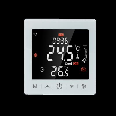 China Beok 7 days programmable backup energy built-in programmable wifi thermostat touch screen digital room thermostat for sale